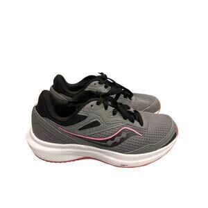 Saucony Cohesion 16 Women Sneakers 7W Gray Jogging Running Walking Trainer Shoes